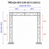 ESTRUTURA TRELIÇA Q15 P/ BANNER *2,00x2,00m* (AxL)- KIT