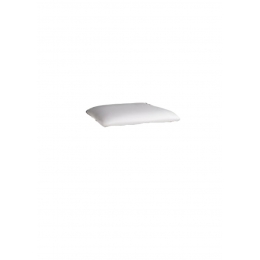 Assento De Banqueta Quadrado Branco