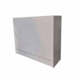 Balcão MDF Branco C/ Pratel e Porta1,00X1,00X0,40M (CxHxP) 