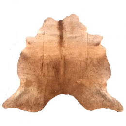 Tapete de Couro Natural Bovino- Marrom Claro