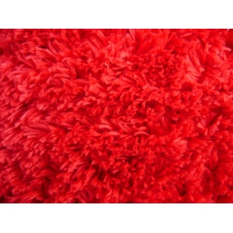 Tapete 2,00X3,00M Vermelho Cereja Pelo Alto