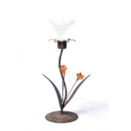 Castiçal Flor De Mesa P/ 1 Vela H:0,29M