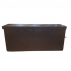 Bar Matelassê Courino Preto 2,50x0,65x1,10m (LxPxH)