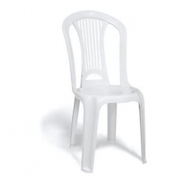 Cadeira Pvc Sem Braço Branca Tramontina Atlântida