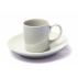 Xicara Cafezinho Porcelana C/ Pires 70Ml