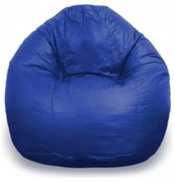 Puff Gota Courino H:1,10  x 0,80 cm- Azul Royal